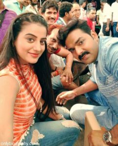 Akshara Singh with pawan singh